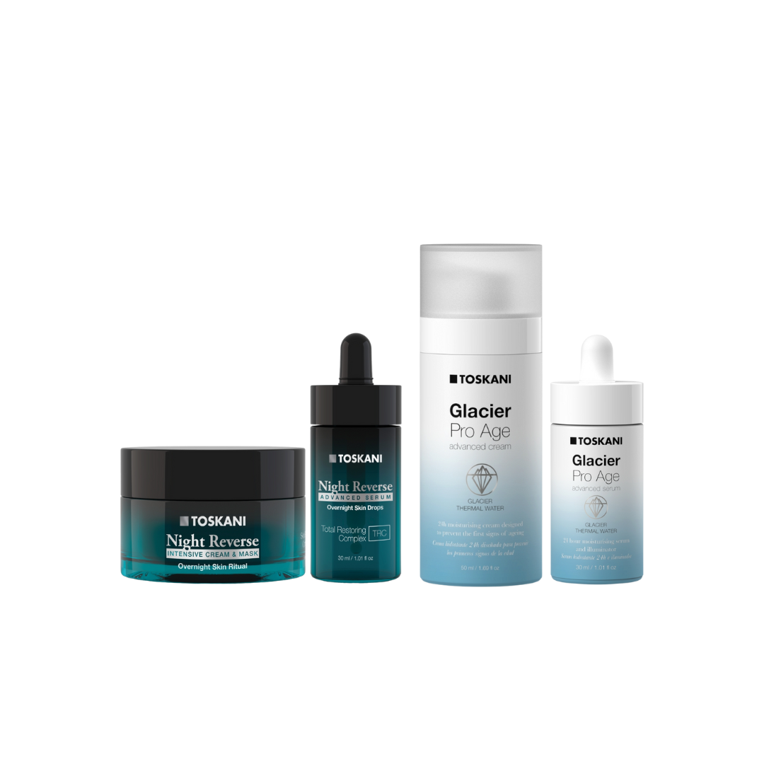 Glacier Sérum + Glacier Creme + Night Reverse Creme + Night Reverse Sérum
