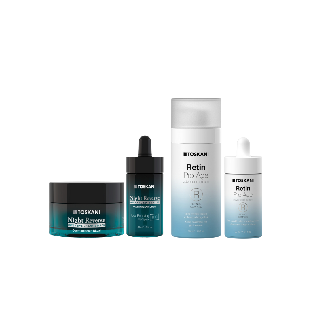 Retin Sérum + Retin Creme + Night Reverse Creme + Night Reverse Sérum
